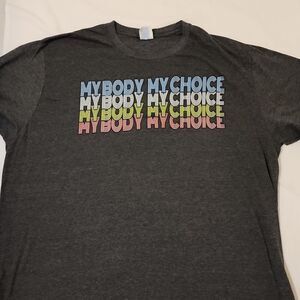 Women's my body my choice 2xl